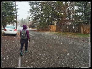 The snow kept falling